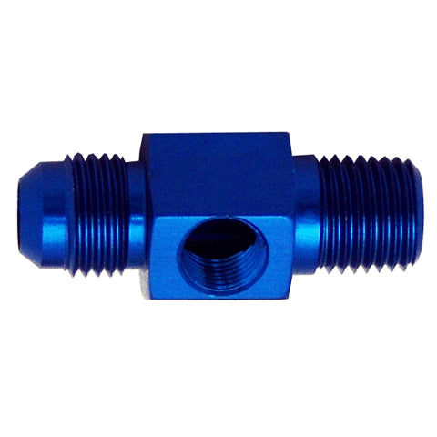Flare To Pipe Adapter With 1/8 Port