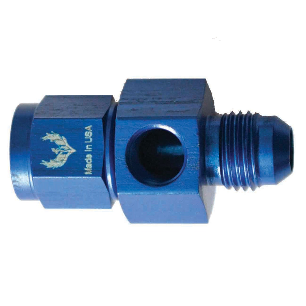 Female Swivel to AN Male with 1/8 Port