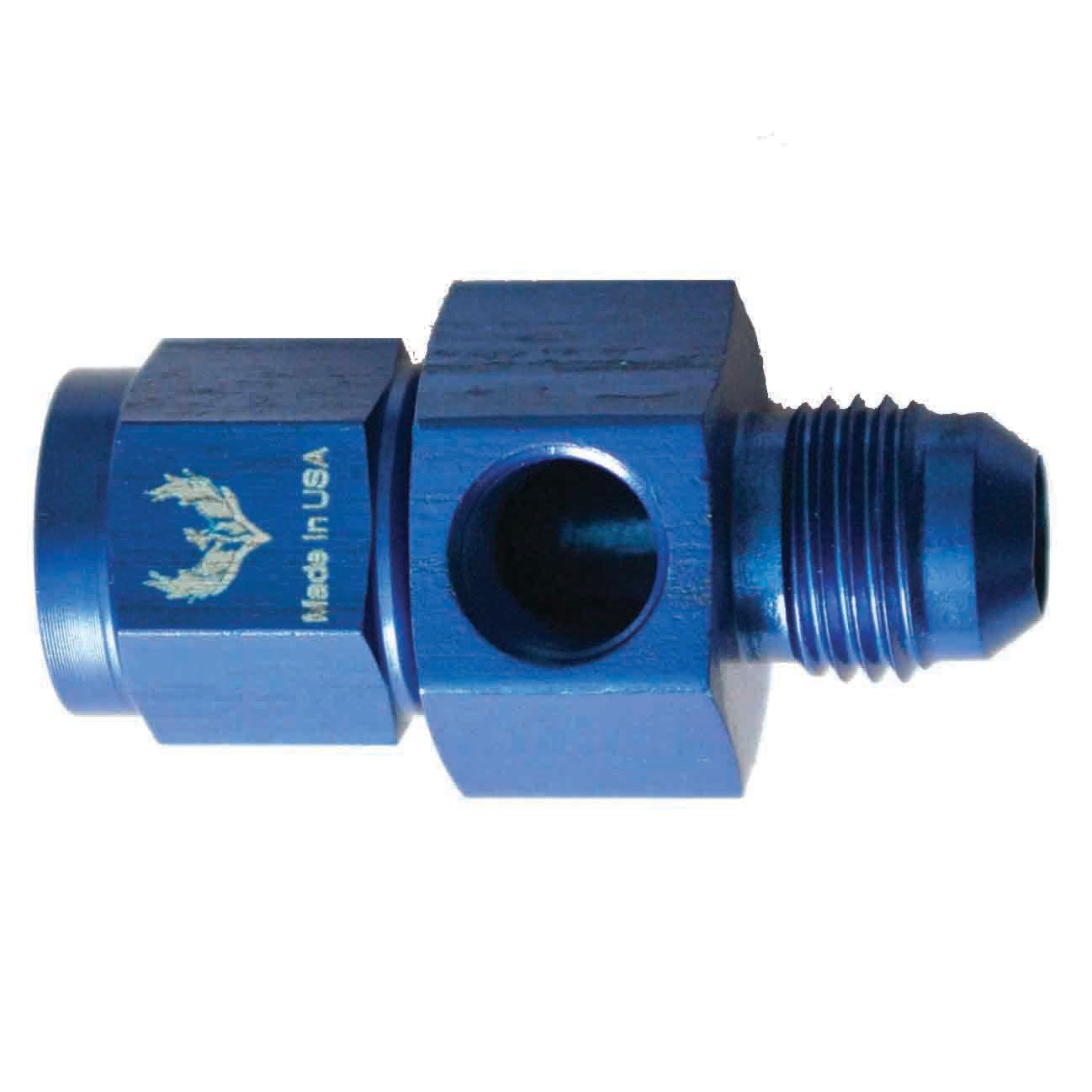 Female Swivel to AN Male with 1/8 Port